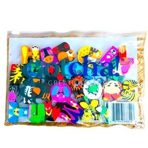 Alphabet Erasers